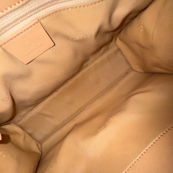 GUCCI NYLON Vintage Jackie Bardot Beige - Picture 4 of 13